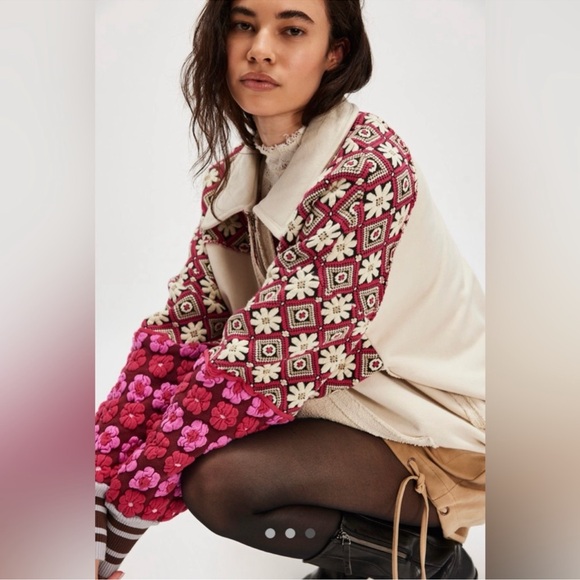 We The Free Tops - NWOT FREE PEOPLE WE THE FREE Mod About You Pullover In Tea Combo MSRP $198